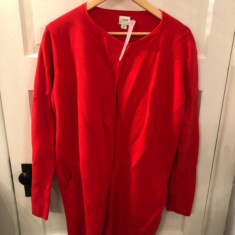 JCrew M Sweater Blazer
